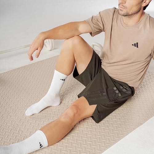 adidas Men's Superlite Crew Socks (6 Pairs) Lightweight & Breathable