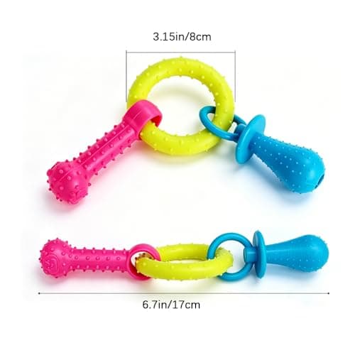 1pc Puppy Pacifier Chew Toy, Teething Toys for Puppies, Small