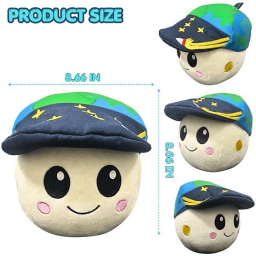 PYBHMYTR Artemis 2 Rise Plush Toys, Artemis II Moon Mission Plushies with Embroidered Hat, Collectible Rise Stuffed Animals for Fans (Rise Plush)