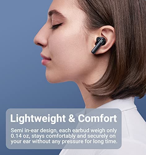 Wireless Earbuds, Bluetooth 5.3 Noise Cancelling Ear Buds with Charging Case, Digital Power Display Bluetooth Earbuds for Sport