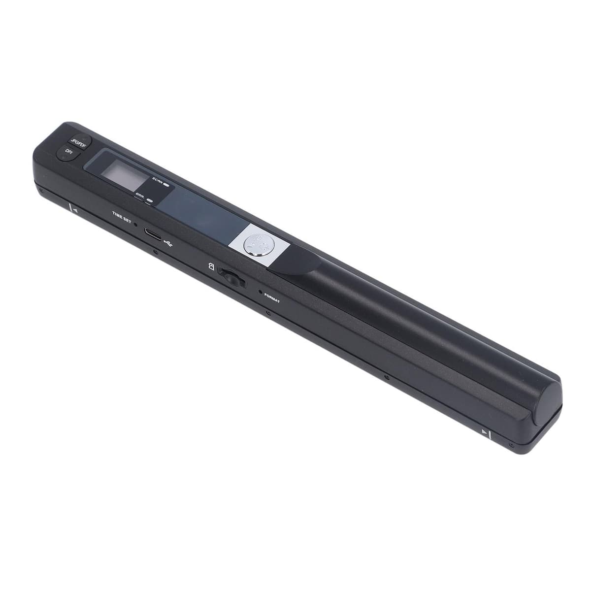 Wakects Portable Document Scanner, 900DPI Handheld Image Scanner with A4 Color Photo Mobile Scanning JPG PDF Format for Business Travel Office Use (Black)