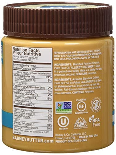 Barney Butter Bare Smooth Almond Butter, 284g
