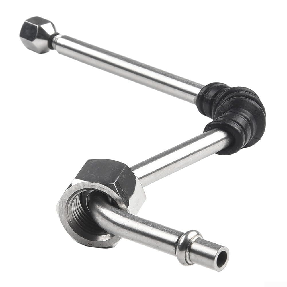 Varita de vapor mejorada para Dedica EC680 EC685 ECP35 Series, boquilla espumadora de leche de 6 mm con codo de goma antiquemaduras, pieza de repuesto de brazo de vapor de acero inoxidable (3 agujeros
