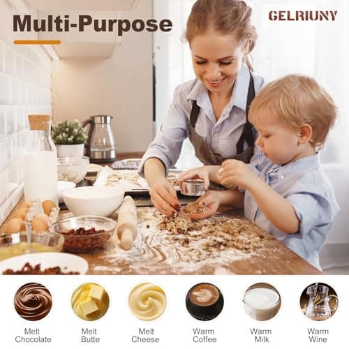 2026 Upgrade Chocolate Melting Pot, 1L Chocolate Melting Machine (40W,110V)