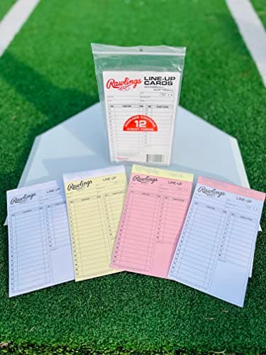 Rawlings System-17 Line-Up Cards (12 Cards)