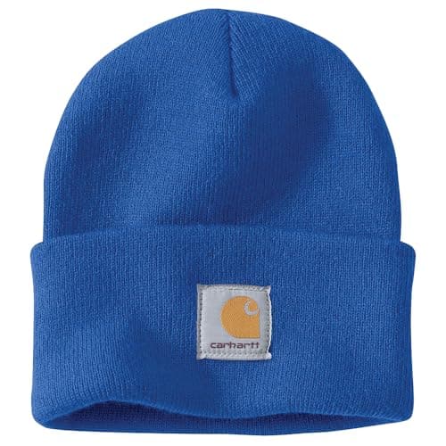 Carhartt Men's Knit Cuffed Beanie, Electric Indigo, One Size