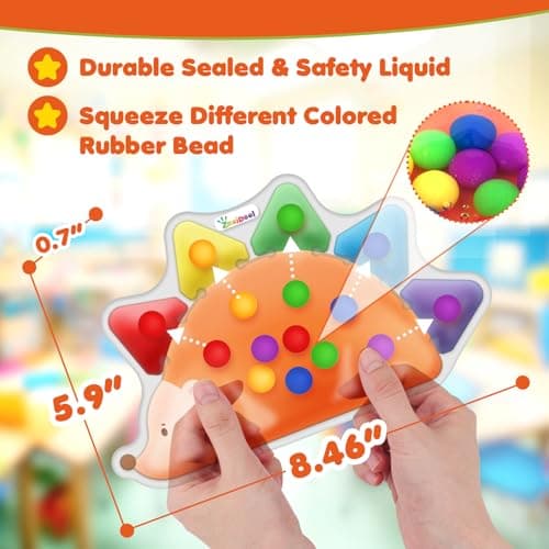 Color Sorting Sensory Toys for Kids Roadtrip Travel Essenstial for Toddler