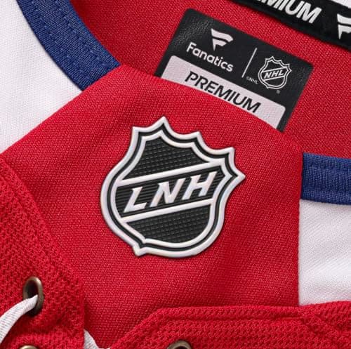 Fanatics Lane Hutson Montreal Canadiens Home Premium Jersey - Red (CA/US, Alpha, Medium, Regular, Regular)