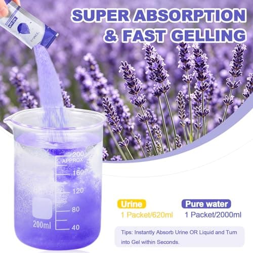 OUMEE Portable Toilet Gel, Poo Gel for Potty, Lavender, 30 Pack