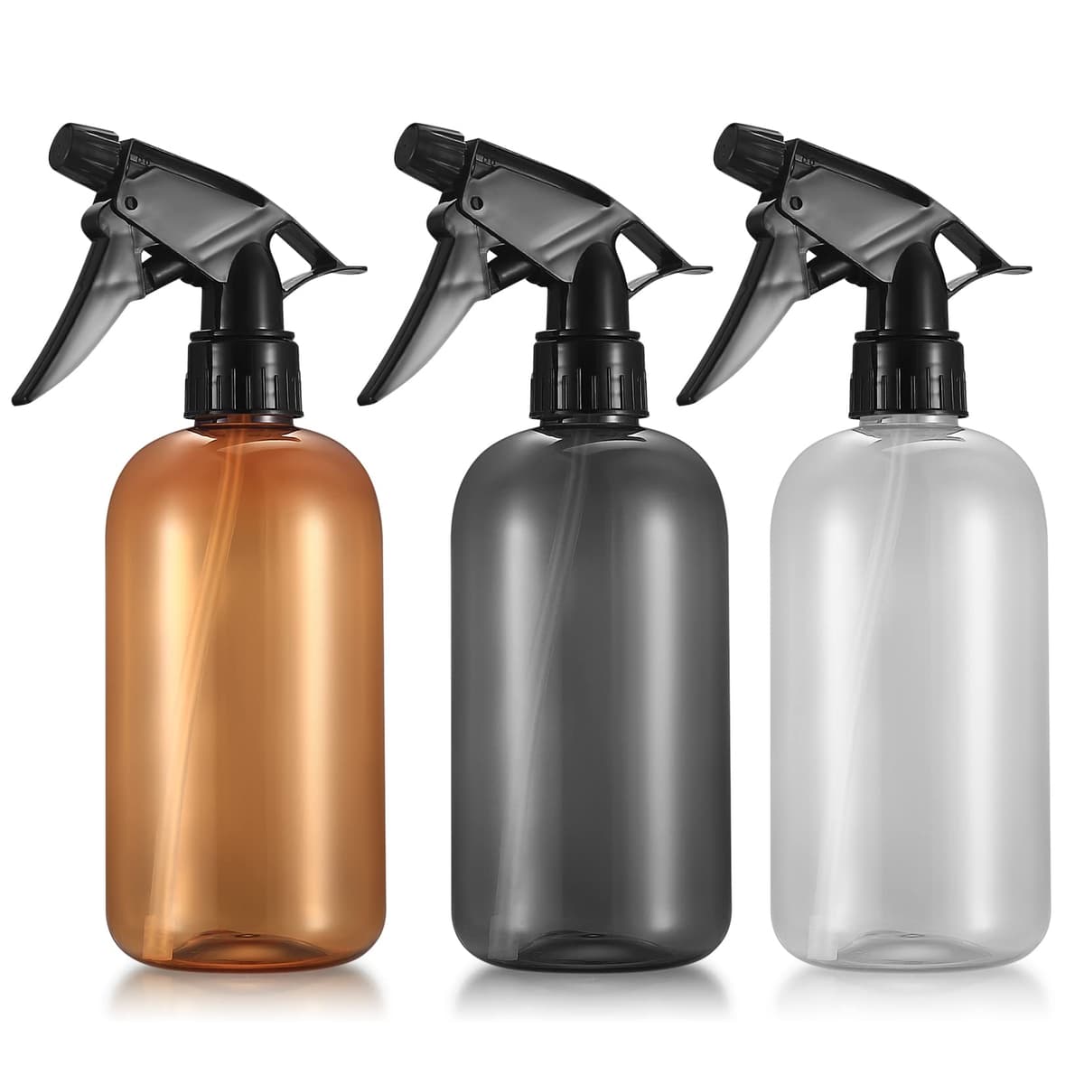 3 Piezas 500ml Botellas de Spray Vacías, Botellas de Spray Pulverizador, Botella de Aerosol de Plástico Reutilizable para Plantas Flores Jardín Peluquería Limpieza
