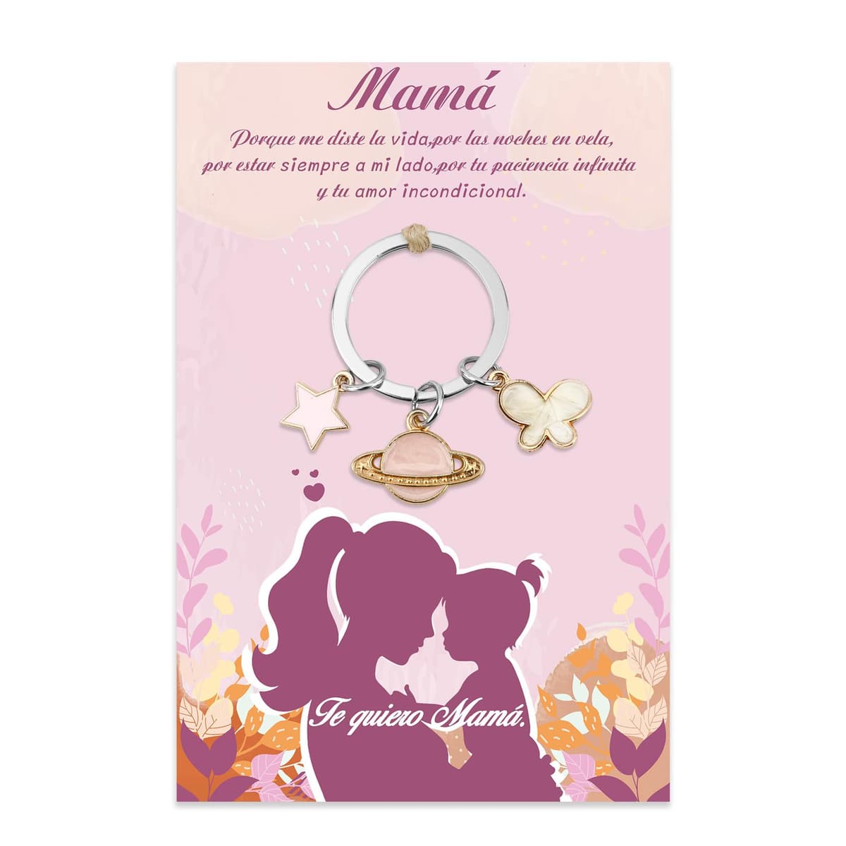 Regalos Dia de la Madre Llavero Regalo Madre Original Regalo Mama Regalos Cumpleaños Madres para Mama Primerizas para Padres Navidad San Valentin Reyes Magos Ideas para Regalar a Mujer