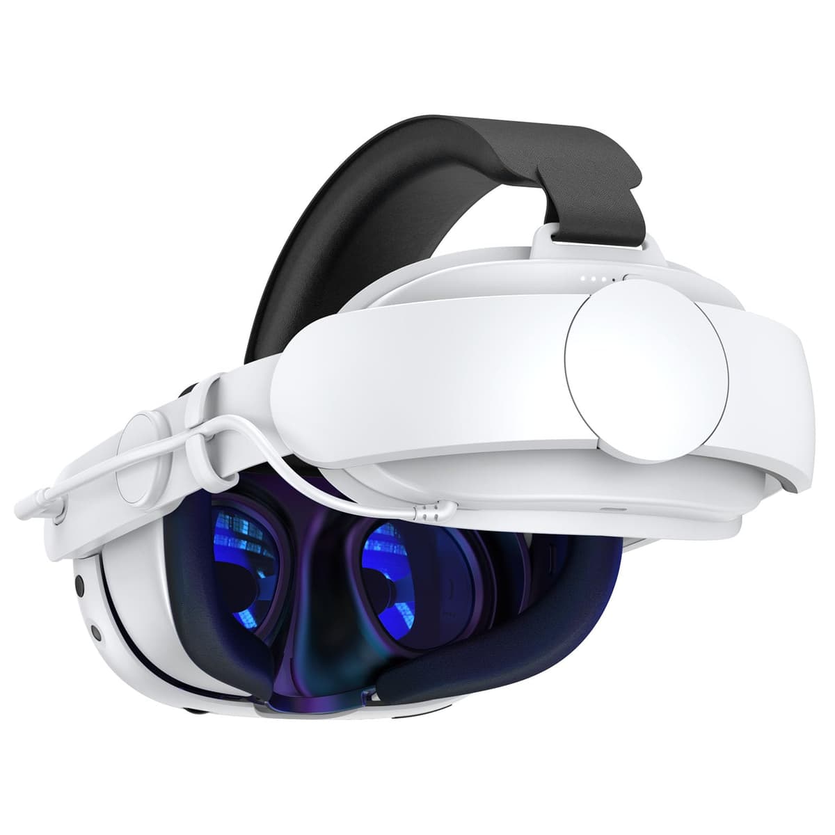 WaverVR Head Strap with 6000mAh Battery Compatible with Meta Quest 3/3S, VR Headset Accessories Compatible with Oculus 3, Extra 3H Playtime, Enhanced Support and Comfort, Non-Pressure Weight Balance