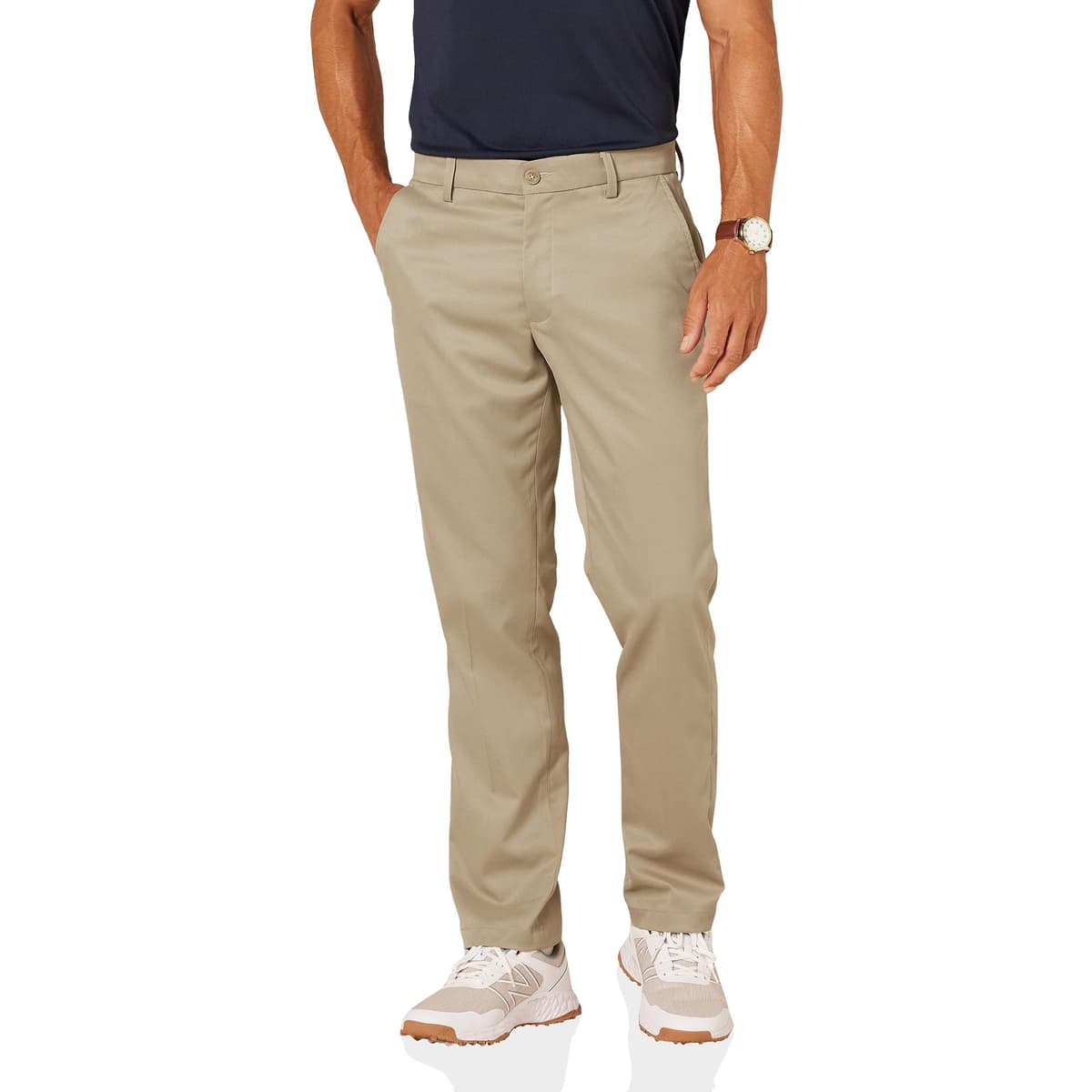Amazon Essentials Men's Straight-Fit Stretch Golf Trousers