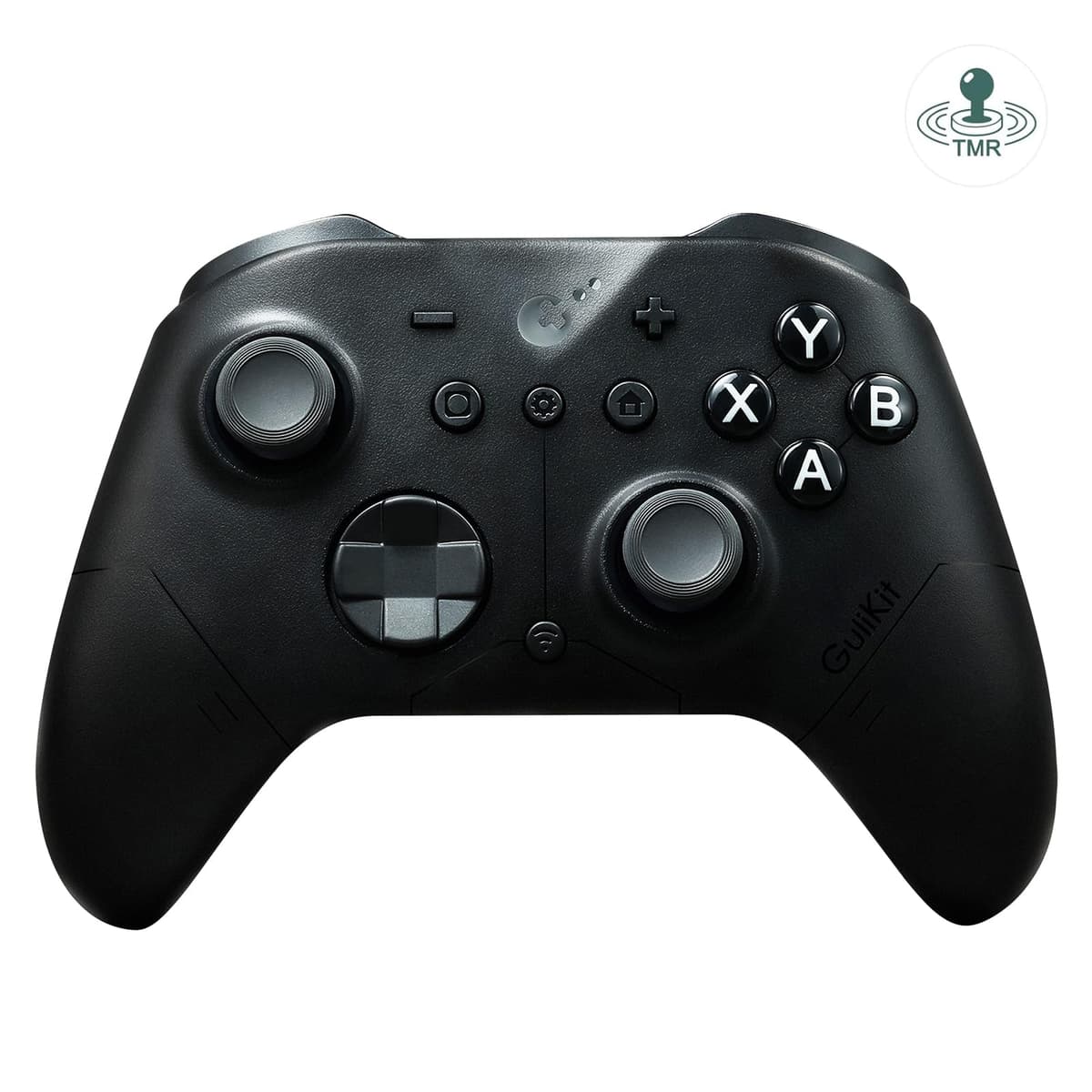 AKNES GuliKit ES PRO Wireless PC Gaming Controller for Switch 1/2, Windows/Android/Mac/Steam Deck with 3.25ms Low Latency, Magnetic TMR Joysticks, Switch1/2 Wake-Up, Tactile Switch D-pad(Black)